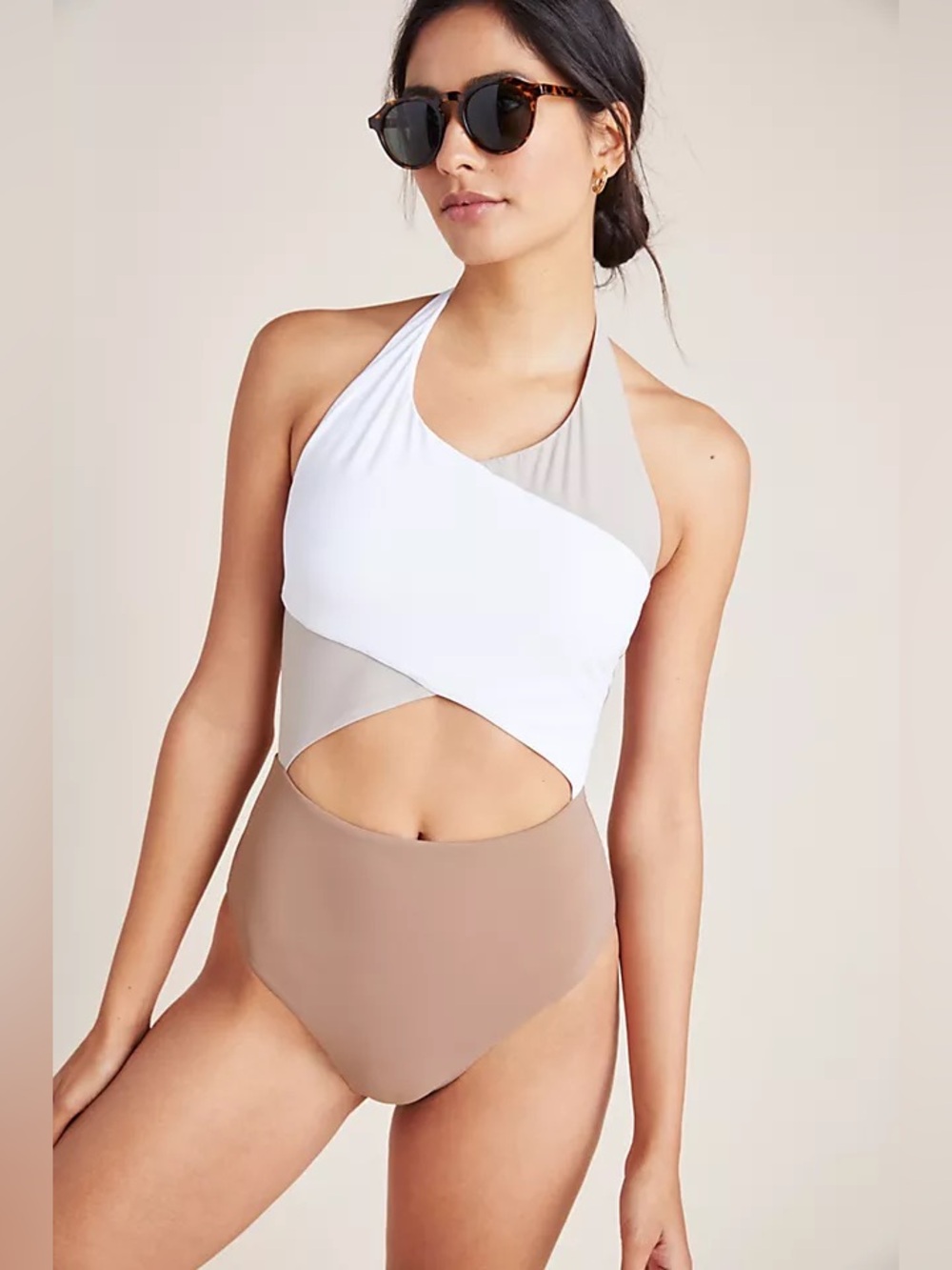 KORE Dion Colorblock One Piece Swimsuit size Large